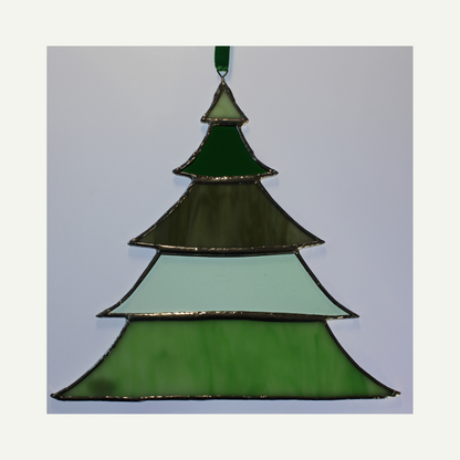 front, on a light board