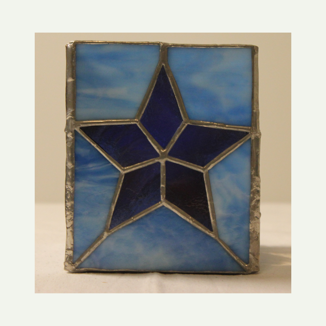 short side of the lantern