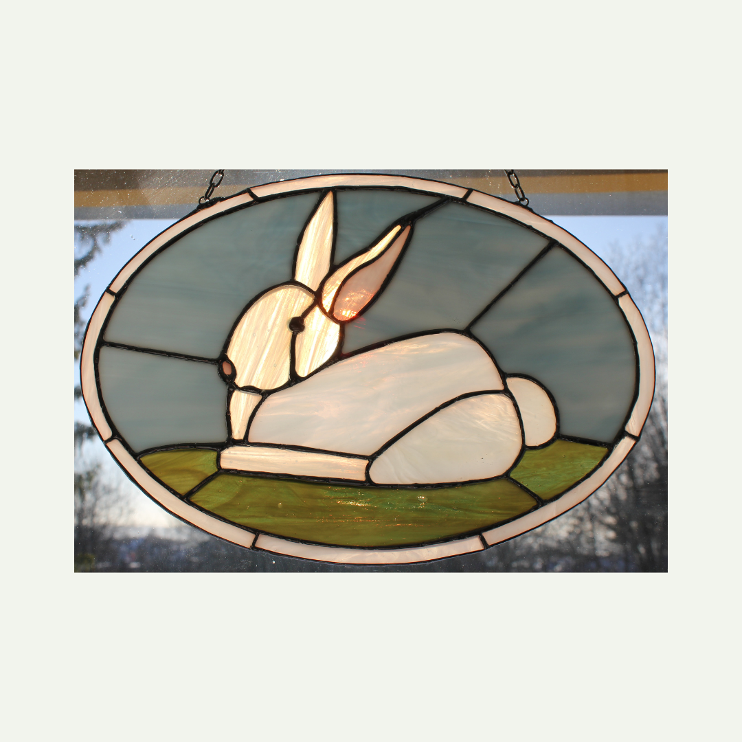 backside - hanging in a window